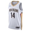 New Orleans Pelicans Brandon Ingram 14 Nike 2022-23 Association Edition Valkoinen Miesten Pelipaidat Swingman